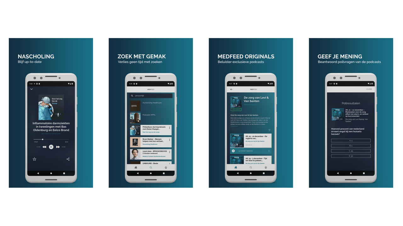 Mobile app voor Android en iOS